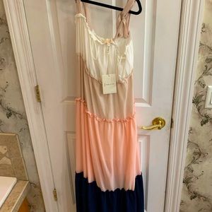 Pink lily maxi dress new with tags